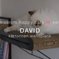 DAVID - Kartonnen wandplank